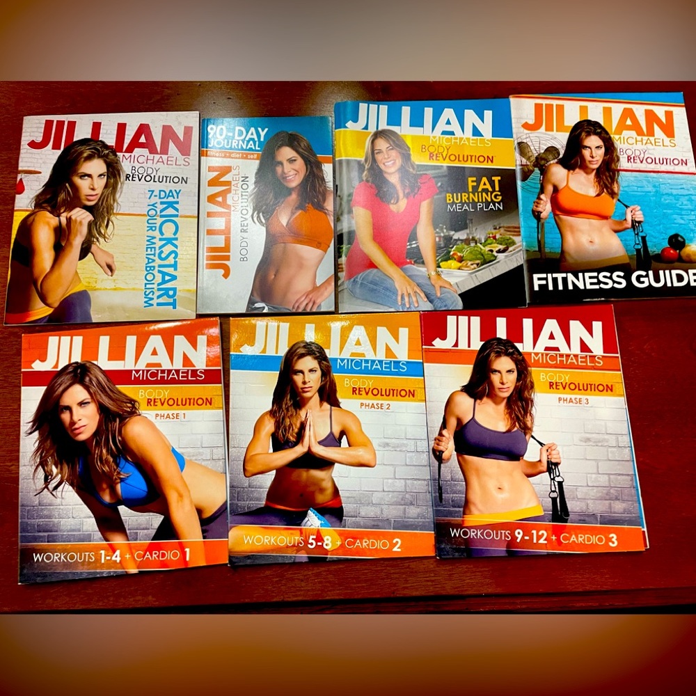 Jillian Michaels 15 DVD Set Body Revolution Work Out and Diet Plan